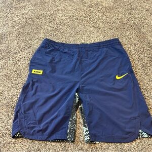 Nike Shield Light Gray Athletic Shorts